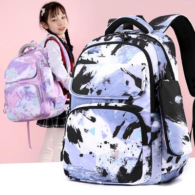 Practical 3 Pcs Set Primary School Student Schoolbags Ultra-light Burden Reduction Backpack for Grade 3-6 Kid's Book Bag with Bento Bag and Pencil Bag