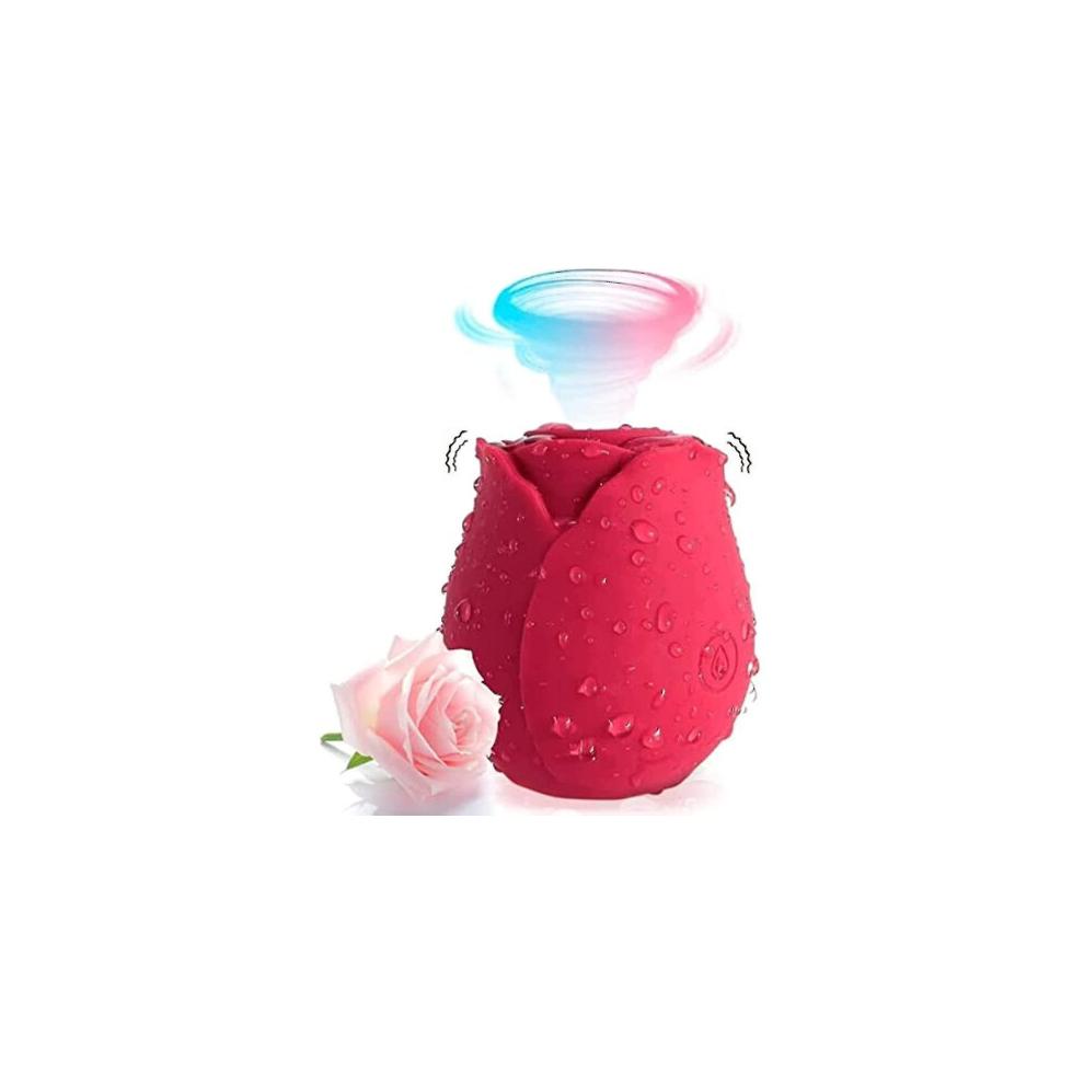 Rose For Women Mini Massager Stress Relief 10 Modes