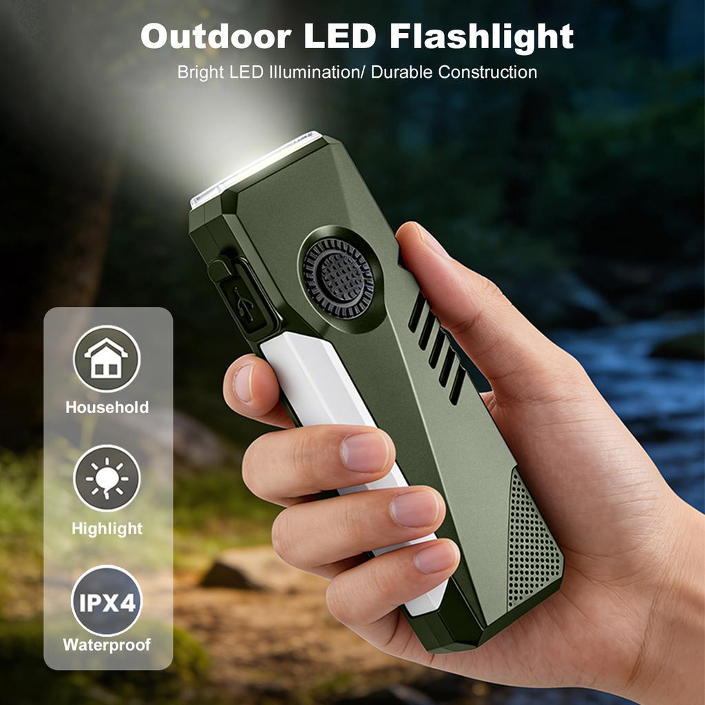 Portable Flat Flashlight Rechargeable LED Work Light Reusable Lumens Working Light for Car Repairs/Emergencies And Power Outages