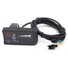 24V Electric Bike Control Panel LED Power Display 810 Instrument LCD for Electric Bike Motor Speed Control
