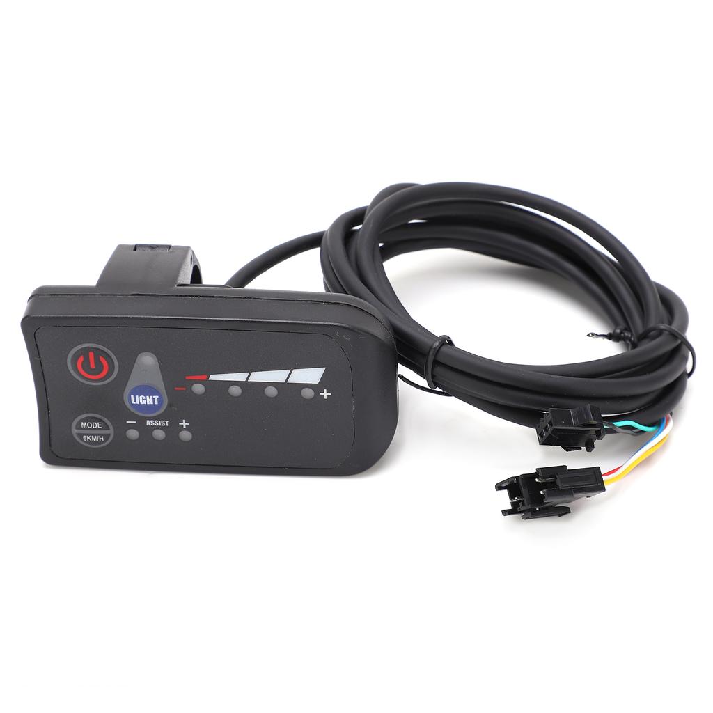 24V Electric Bike Control Panel LED Power Display 810 Instrument LCD for Electric Bike Motor Speed Control