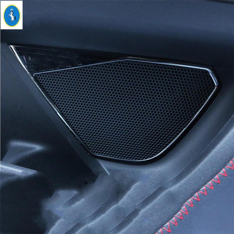 For Peugeot 3008 5008 GT 2017 -  Black Car Window Glass Lift / Door Speaker / Reading Lights Decor Cover Trim Accessories