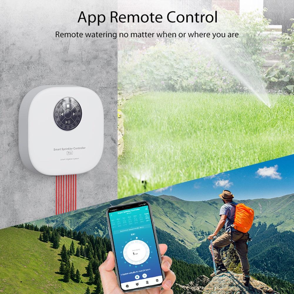 16 Zone Smart Irrigation Controller Smart WiFi Sprinkler Weather Forecast Integration DIY-friendly Installation