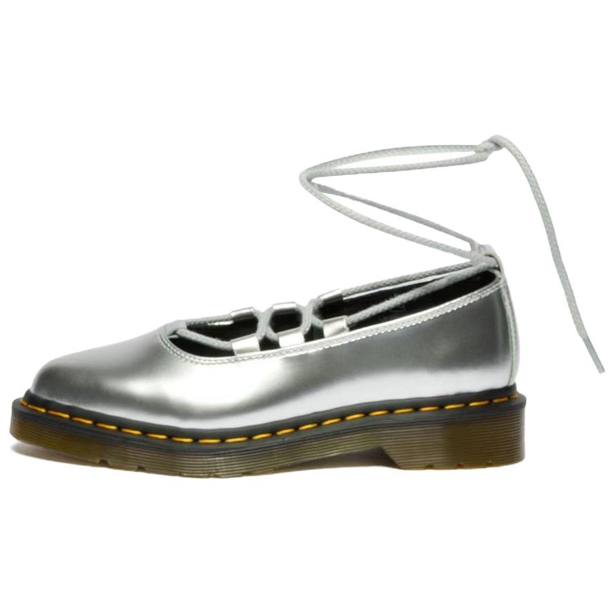 Dr. Martens Elphie Il Fashionable Mary Jane Shoes Women Shoes Silver 42125020 36