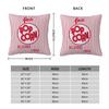Delicious Crispy Fresh Popcorn Pillowcase Polyester Linen Velvet Printed Zip Decor Car Cushion Case