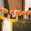 6/1Pcs Halloween Pumpkin Lantern Balloons Ghost Pumpkin Latex Inflatable Balloon Kids Gifts Toys Halloween Party Decors Supplies