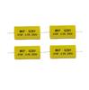 4Pcs 33uF 250V MKP Audio Capacitor Yellow Non For Speaker Crossover Frequency Division Home Theater Repair Parts