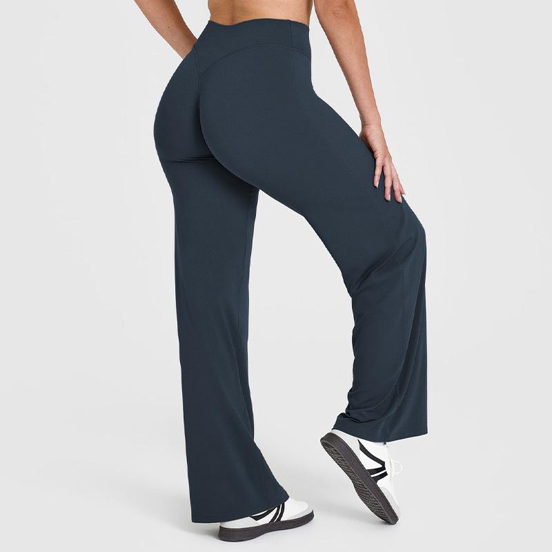 Women's Mid-Waist Super Soft Straight-Leg Yoga Pants