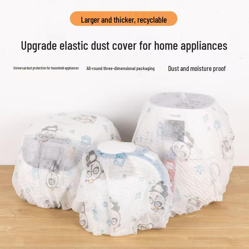 Large Non-Woven Dust Cover for Standing Electric Fans - Durable, Multi-Purpose Appliance Storage