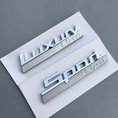 1 Stücke/Neue Luxus Sport Linie Emblem Auto Styling Umrüstung Kotflügelabzeichen Seitenmarkierung Aufkleber Für B + W
