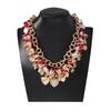 Exaggerated personality street photography trend unique design sense multi-layer chain imitation pearl stacking wearing retro necklace