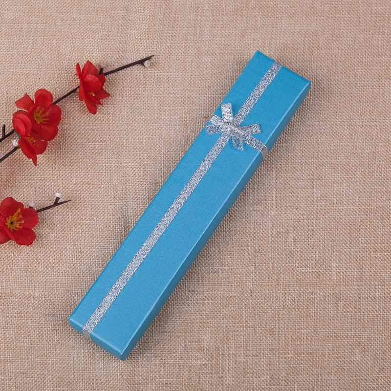 Bowknot Cutie de bijuterii Cercei Bijuterii Colier Cutie de depozitare Organizator de hârtie Depozitare Bronzing Bijuterii Display Cadou