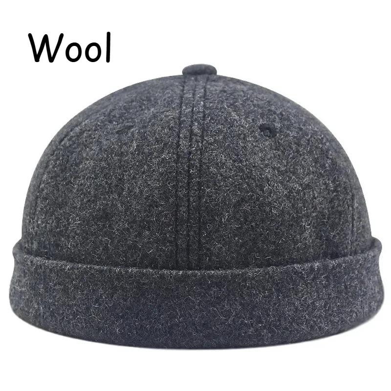 Big Size Wool Beanies Dad Felt Hip Hop Beret Men Sailor Hats Women Warm Winter Hat Men Hip Hop Skullies Caps 65CM large Size