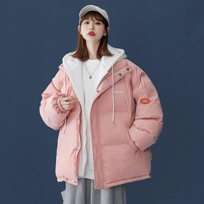 Women's Winter Oversize Jacket Down Cotton Padded Coat Female Loose Casual Overcoat Female Fashion Hooded Short Parkas