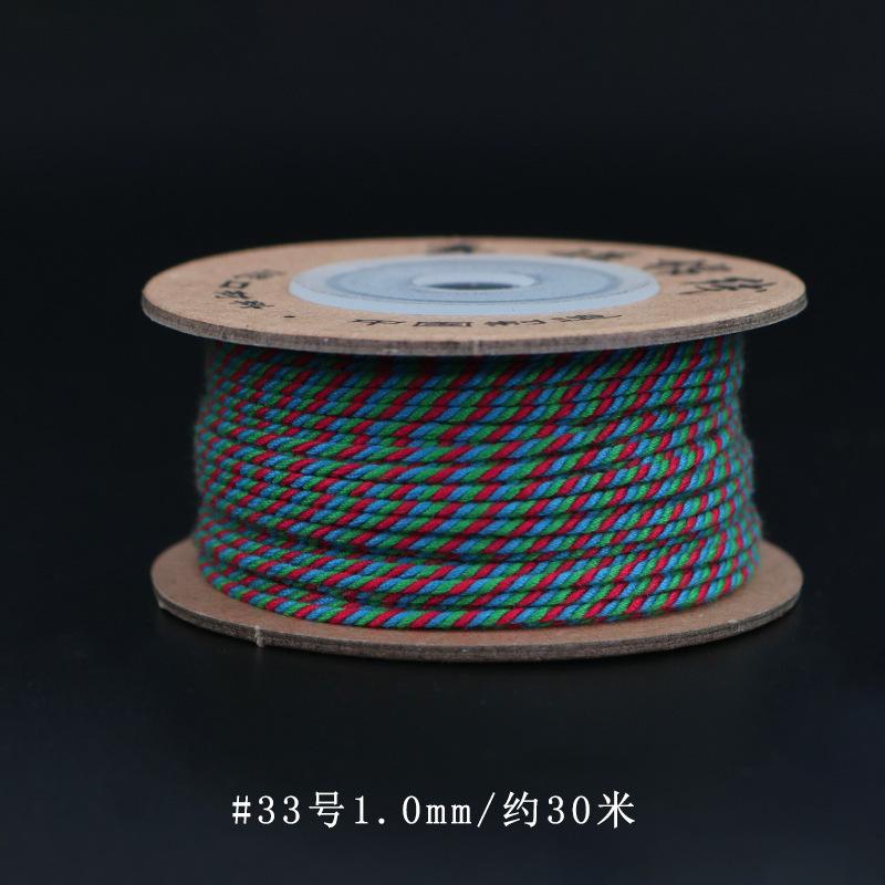 Filo di Cotone Tibetano Strofinato a Mano, Braccialetti Intrecciati a Mano, Stelle Luna, Perle Bodhi Buddha, Nappe, E Fili da Gioco