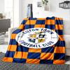 Coperta in Flanella con Stampa Luton Town FC Alta Qualità Calda Confortevole Coperta per Tutte le Stagioni Perfetta per Regali Decorazione per la Casa