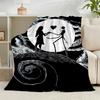 1 Stück Gothic Corpse Beauty In Bloom Flanelldecke Geschenk, Geeignet für Männer und Frauen, Weich, Ideal für Betten und Sofa, Geburtstags- oder Weihnachtsgeschenk