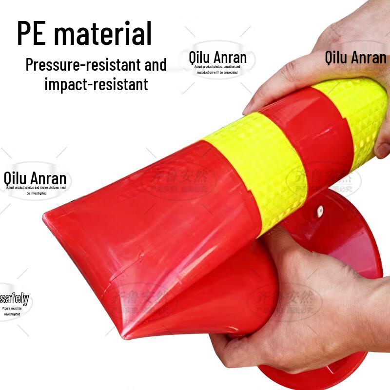Reflective Elastic Traffic Barrier Post
