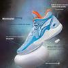 Li Ning Kids Yu Shuai 18 Young Beng Technology Low Top Basketball Shoes Kids Basketball Shoes Blue YKBU034-7