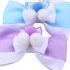 2Pcs New Cute Children's Candy Hairpin, Ribbed Hairpin, Rabbit Ear Hair Accessories Bow Headdress Clip Gift