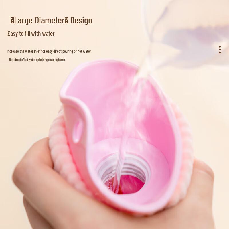 Lexueer Medium Carved Plastic Hot Water Bottle