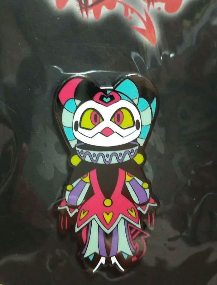 

[USED] Rare Helluva Boss Fizz Fizzarolli Pre-order Bonus Pin