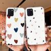 Non-Yellowing Phone Case For Samsung Galaxy Note 10 Lite S10 S10e S10+ S9 + S9 Plus Heart Transparent Clear Love Couple Cover