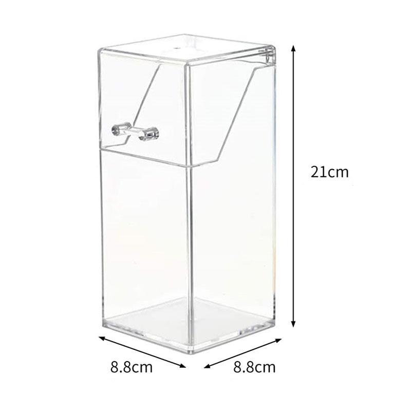 

Acrylic Makeup Brush Organizer with Lid Clear Makeup Brush Holders Brush Storage Dustproof Cosmetic Tools Storage Display Box