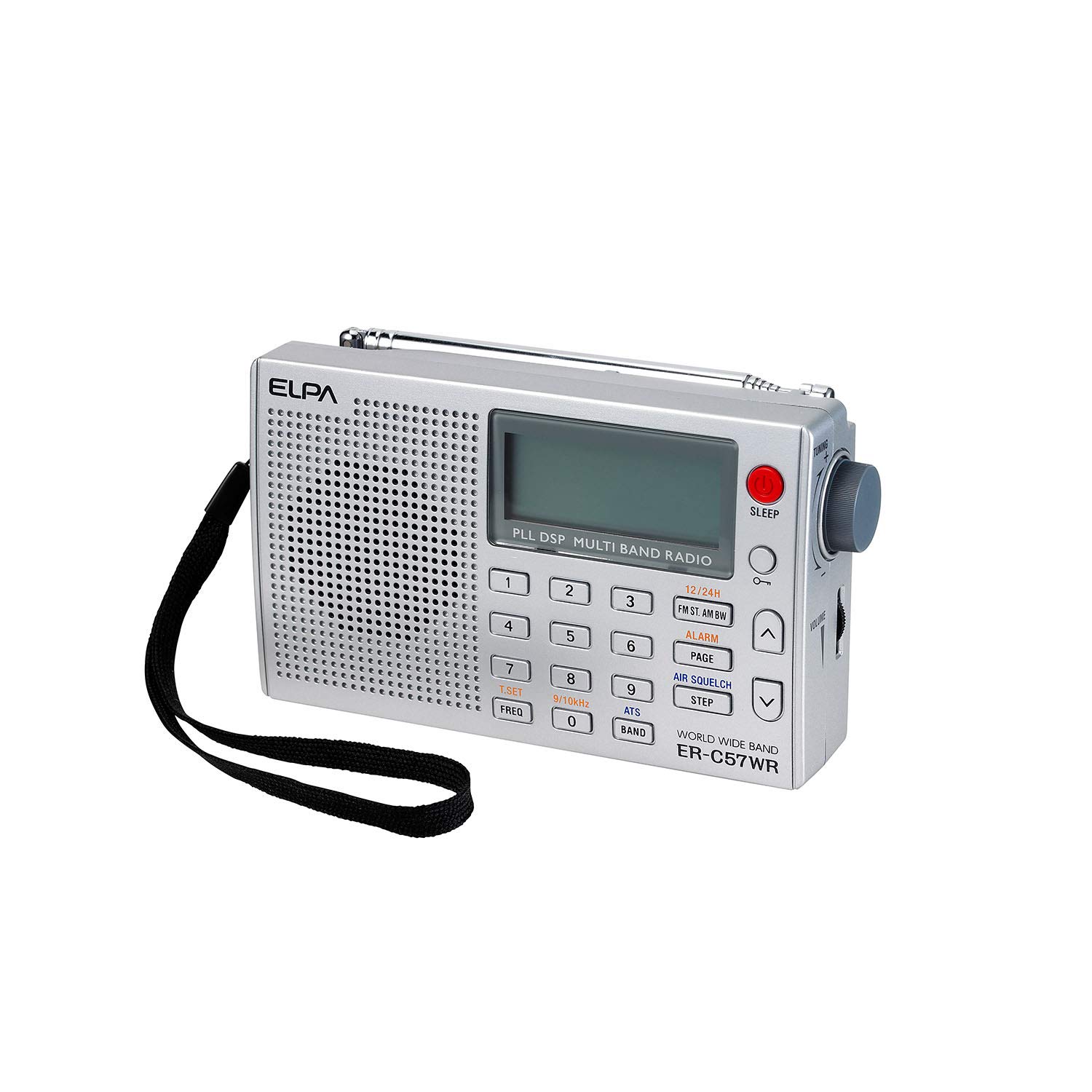 

ELPA World Radio Portable Radio 125V 15A 7 Ports 2m ER-C57WR сірий колір