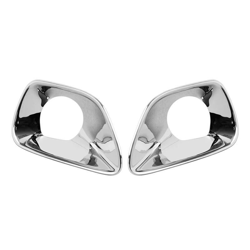 Car Front Bumper Fog Light Cover Bumper Fog Light Cover For Jeep Grand Cherokee 2011-2013 Chrome Fog Lamp Cover