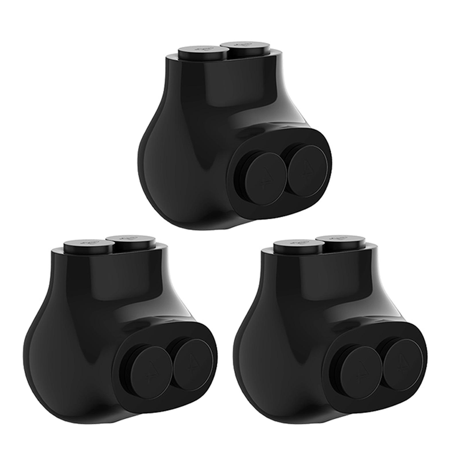 

3Pcs Easy Insulated Multiple Cable Connectors Single Entry Splices Electrical Terminals for 2 14AWG Wire Ranges