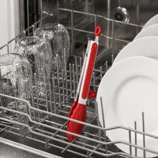 Kitchen Tongs for Cooking And BBQ, Heat-Resistant 9 Inch Food Tongs with Silicone Tips, Non-Stick Dishwasher Safe Kitchen Tools