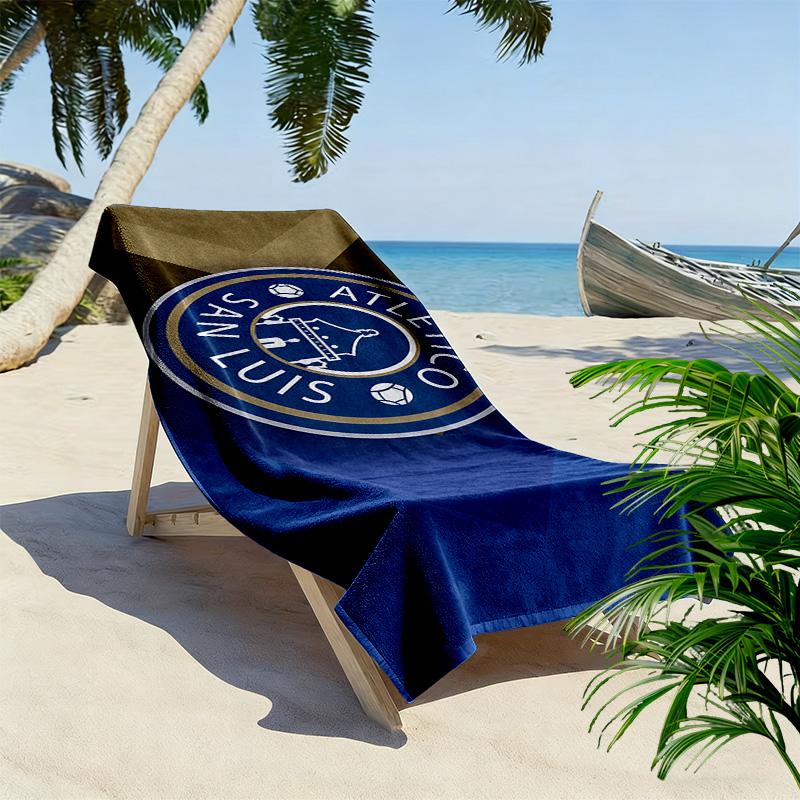 San Luis Atlético Print Beach Towel, Large Soft Quick Dry Towel for Beach Camping Swimming