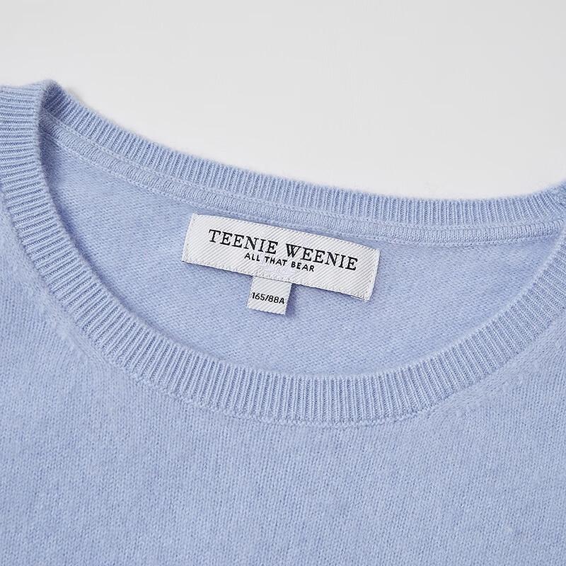 Teenie Weenie Women's Little Bear Round Neck Knit Sweater