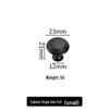 Gold Black Stainless Steel Round Drawer Handle for Kitchen or Shoe Cabinets