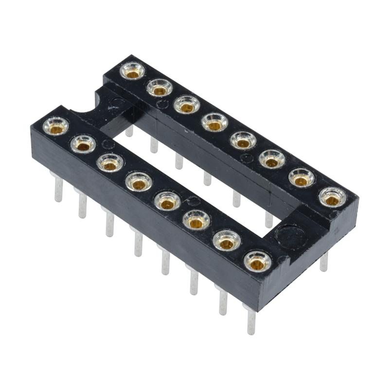 11Pcs DIP IC Chip Sockets Adapter Connector Solder Type Socket 6Pin 8Pin 11Pin 16Pin 18Pin 11Pin 18Pin 11Pin 11Pin Narrow Wide