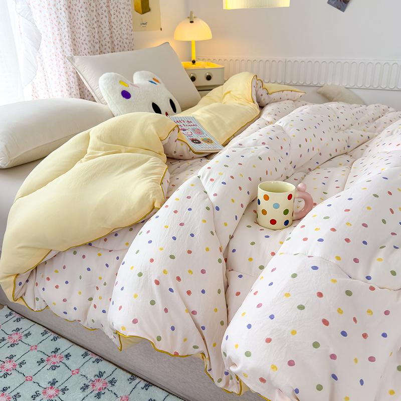 A-Class Washed Double-Layer Yarn Soybean Fiber Quilt
