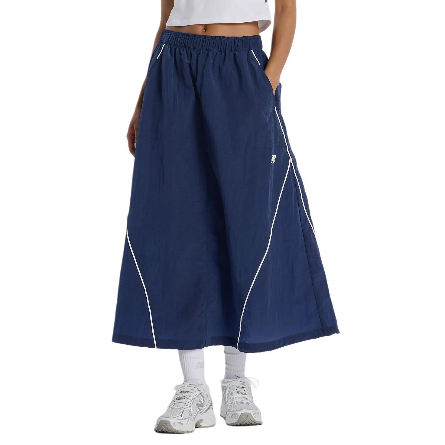 New Balance Sport Legacy drawstring logo skirt WB61D2OP-NNY L