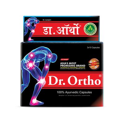 Dr.Ortho Ayurvedic Capsules 30 Caps Pack Of 1 for Joint Comfort and Muscle Support Natural Relief