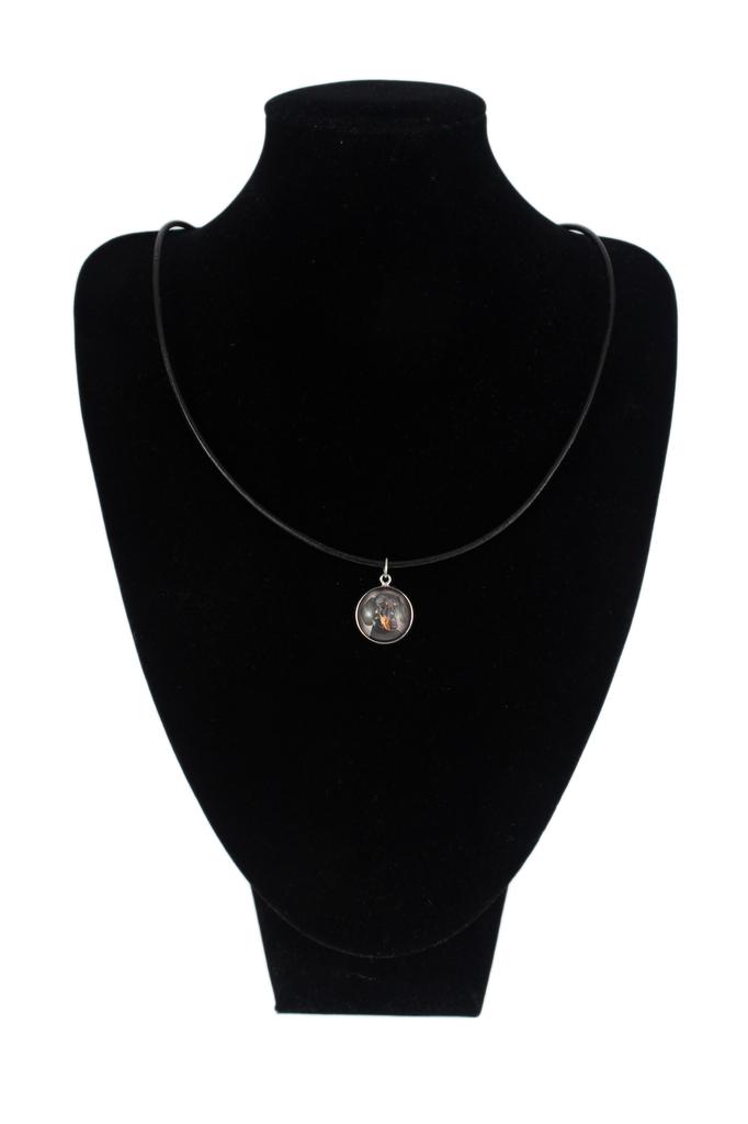 Dachshund Smooth-haired, Wiener Dog, Badger Dog - Necklace Pendant with Your Photo, Handmade, Handcrafted Jewelry by Art-Dog Brand