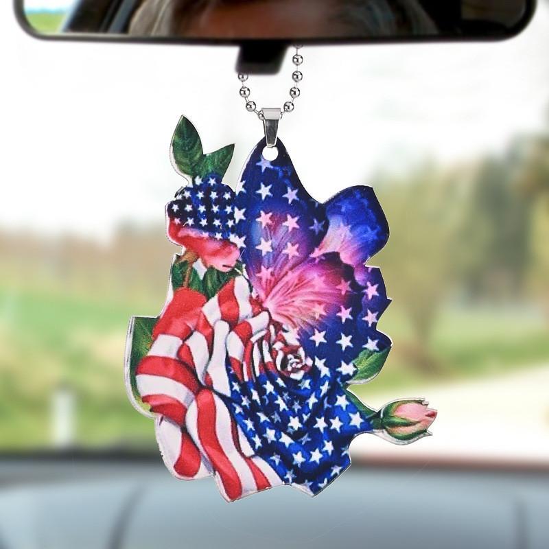 Acrylic Playful Car Decor Quirky Cartoon Hanging Ornament Versatile Bag And Home Use