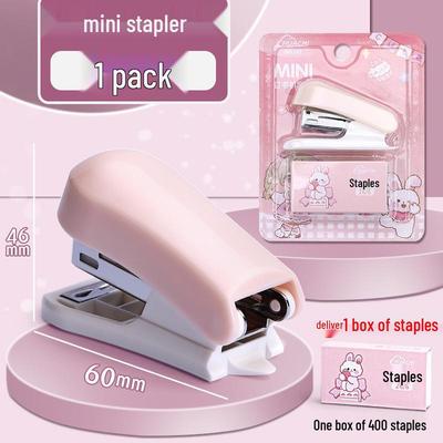 Mini Children's Stapler for Students - Compact School Supplies Book Binder
