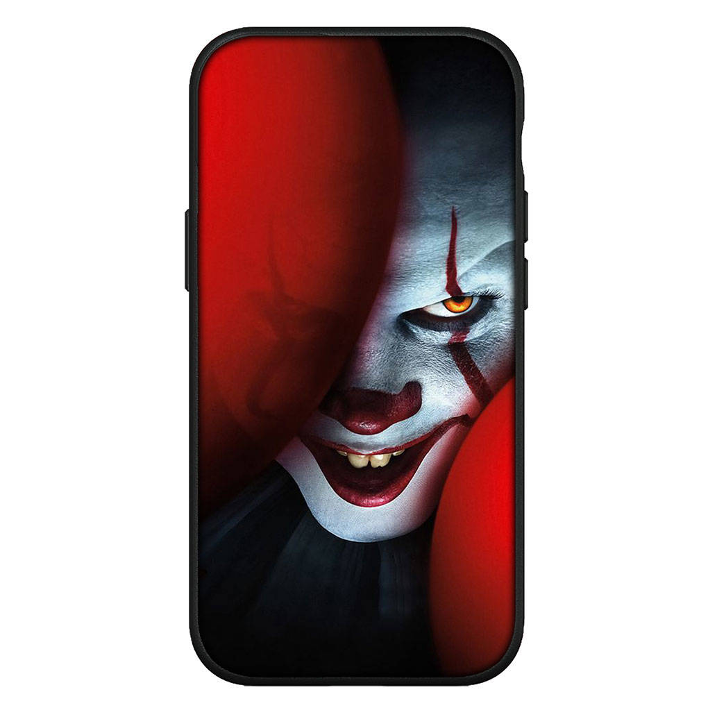 Cover per iPhone 16 15 Xiaomi Redmi Note 14 13 12 11 Pro Max X 16e Samsung Galaxy S25 S24 S23 Moto OPPO Huawei Stephen King's IT Pennywise Custodia per telefono