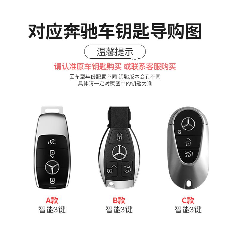 WAK3 Scratch Resistant Metallic Gray TPU Key Case For Mercedes Benz A C E S G GLC CLE CLA AMG W177 W205 W213 W222 X167 Accessory