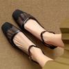 Women's Fashion Sandals 2025 New Temperament Hollow Square Heel Temperament Heels Party Daily Commuter Shoes