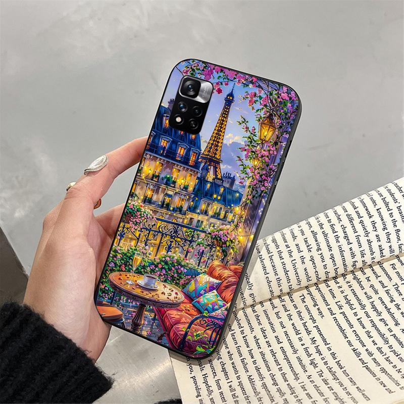 Eiffelturm Funda Handyhülle Für Xiaomi Redmi note 14 Pro 14 13 12 11 10 Pro 14S 12S 11S Redmi 14C 13C 10