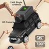 1:64 Mini RC Car, 2.4G FPV Remote Control Toy Car with 720P HD Camera, Gyro, LED Light, APP Controlled Vehicle for Kids