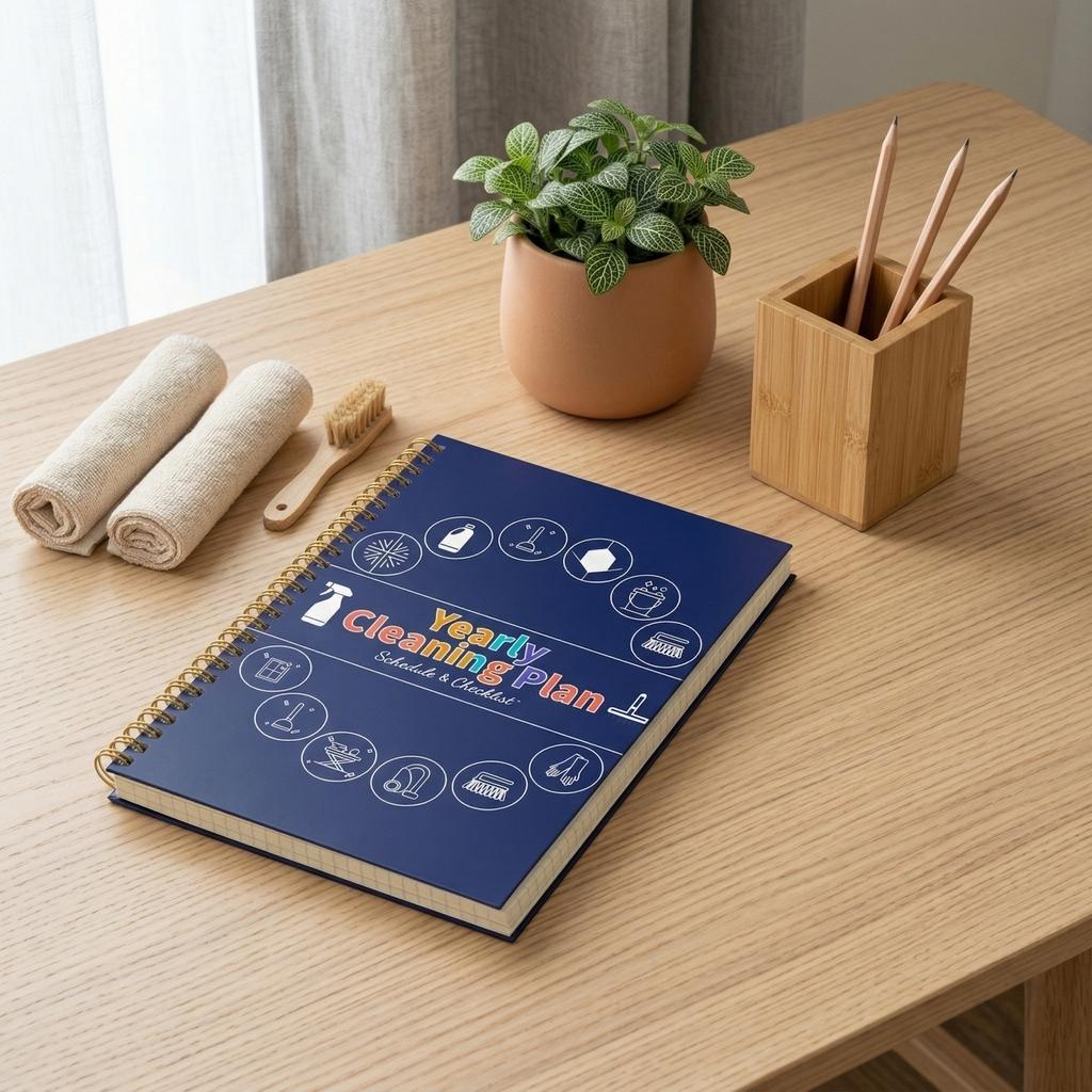 Annual Cleaning Schedule And Cleaning Plan Book