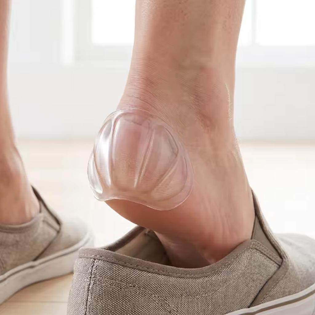 Clear Silicone Foot Cushion Pads Anti-Slip Heel Forefoot Inserts Breathable Comfort Shoe Pads for Men Women High Heels Sneakers