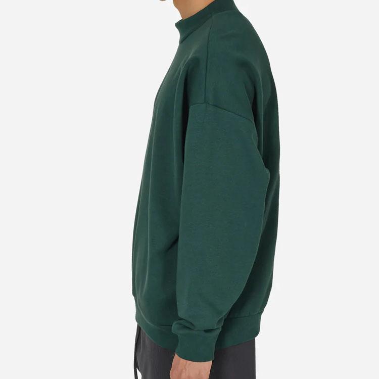 Adidas 2024 Chapter 01 Reversible Knit Sweatshirt, Unisex Basketball Alphabet Logo Top, Mineral Green Casual Pullover IM8421